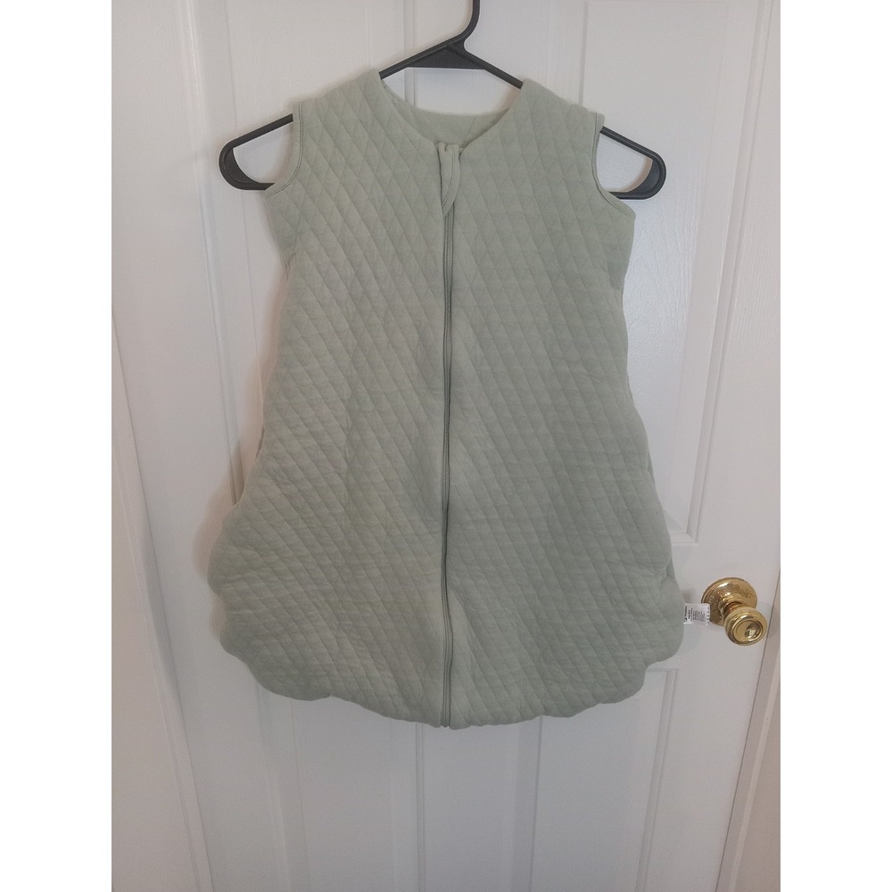 Yoofoss Green Sleep Sack Quilted Winter Baby Wearable Blanket, 100% Cotton Large